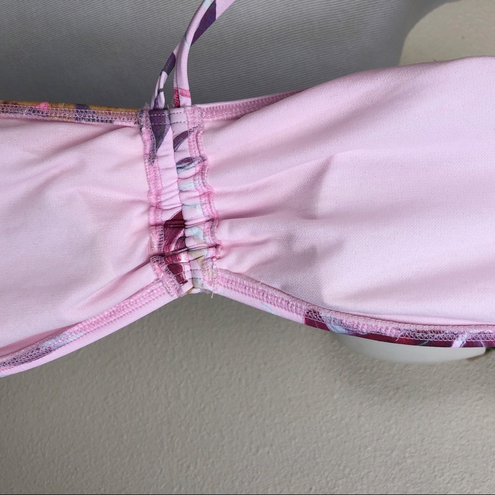 ✖️SOLD✖️•BAR III• NWOT Palm Reader Ruffle Sleeve Bikini Top - Picture 7 of 11